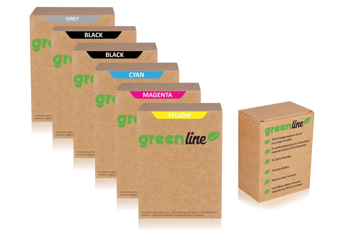 greenline multipack remplace Canon 4529B001 / PGI-525PGBK contient 6x cartouche d'encre