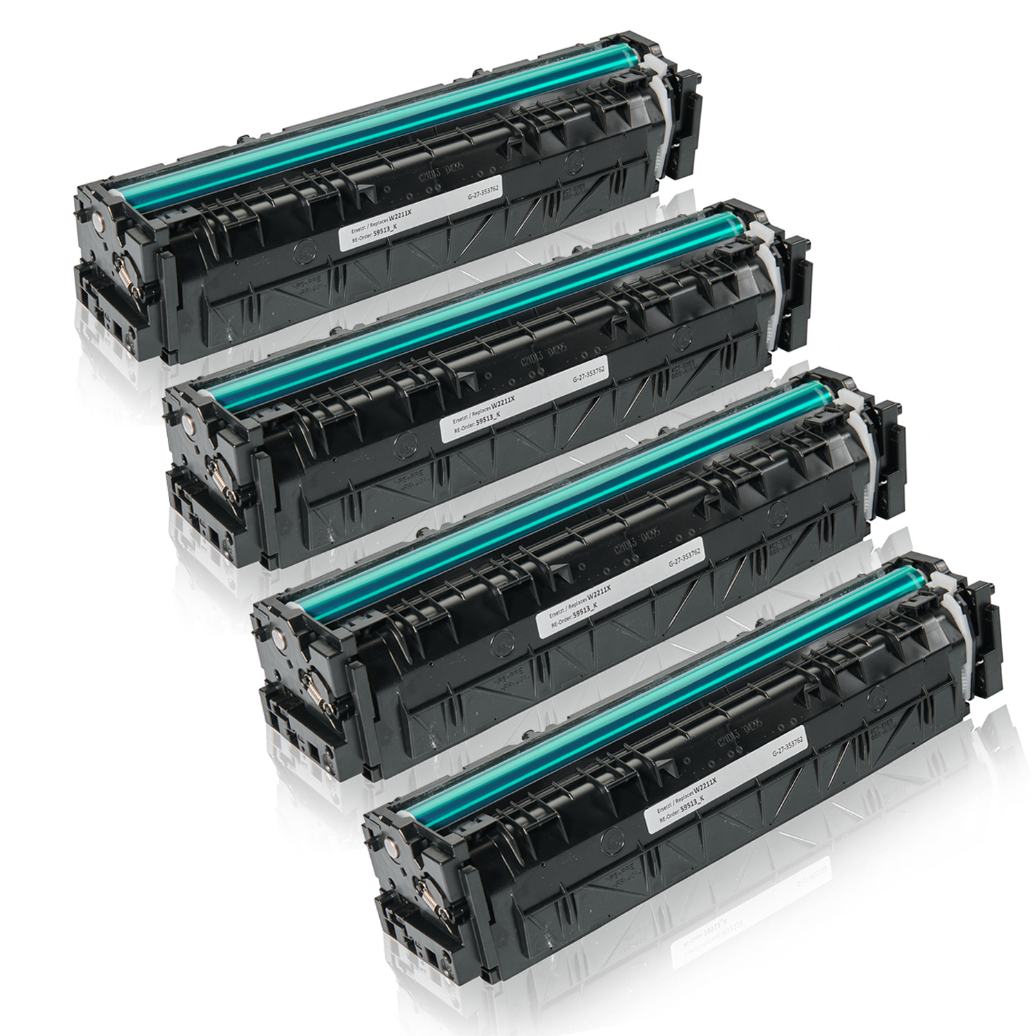 Pack 4X toner compatible HP W2210X / 207X - CMYK - 10500 pages offrez-vous la qualité au meilleur prix ! | cartoucheclub.com