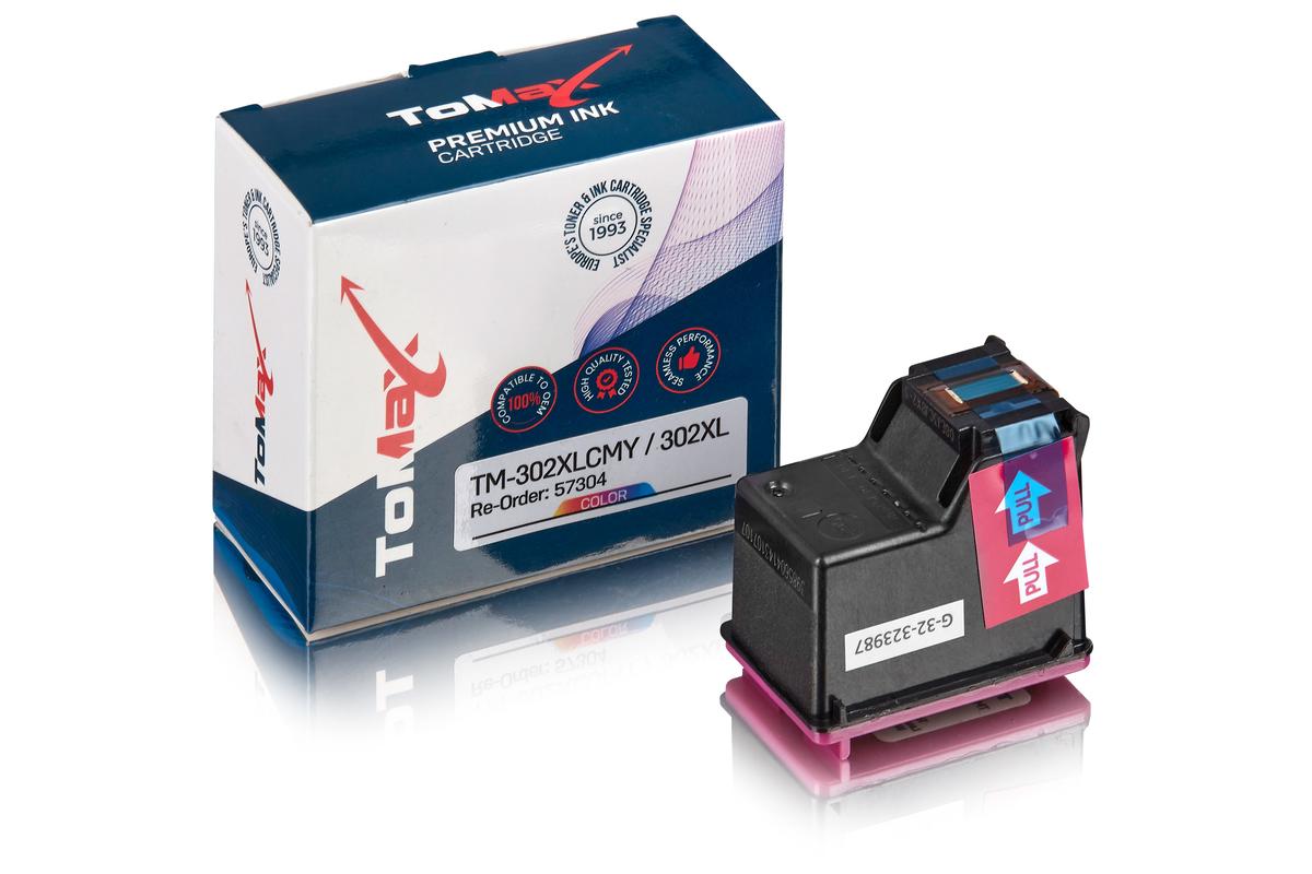 ToMax Premium alternative à HP F6U67AE / 302XL Cartouche à tête d'impression, couleur