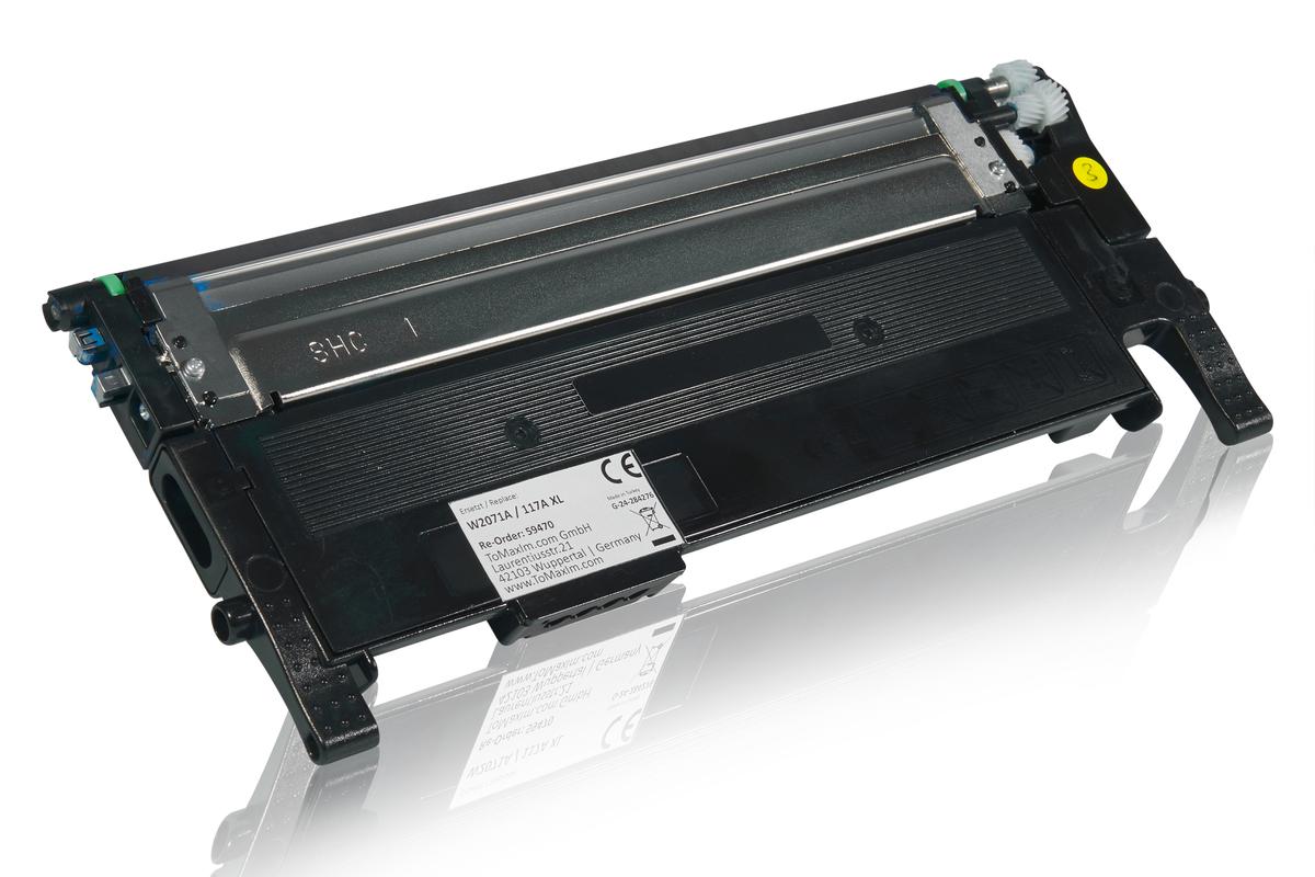 Alternative à HP W2071A / 117A XL Cartouche toner, cyan