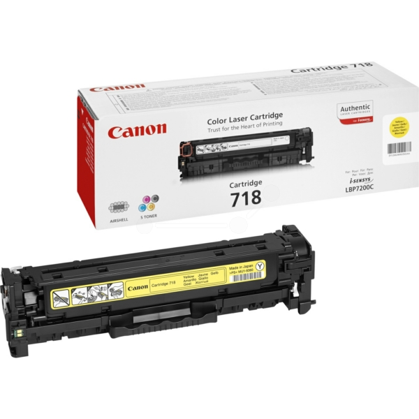 Original Canon 2659B002 / 718Y Toner jaune