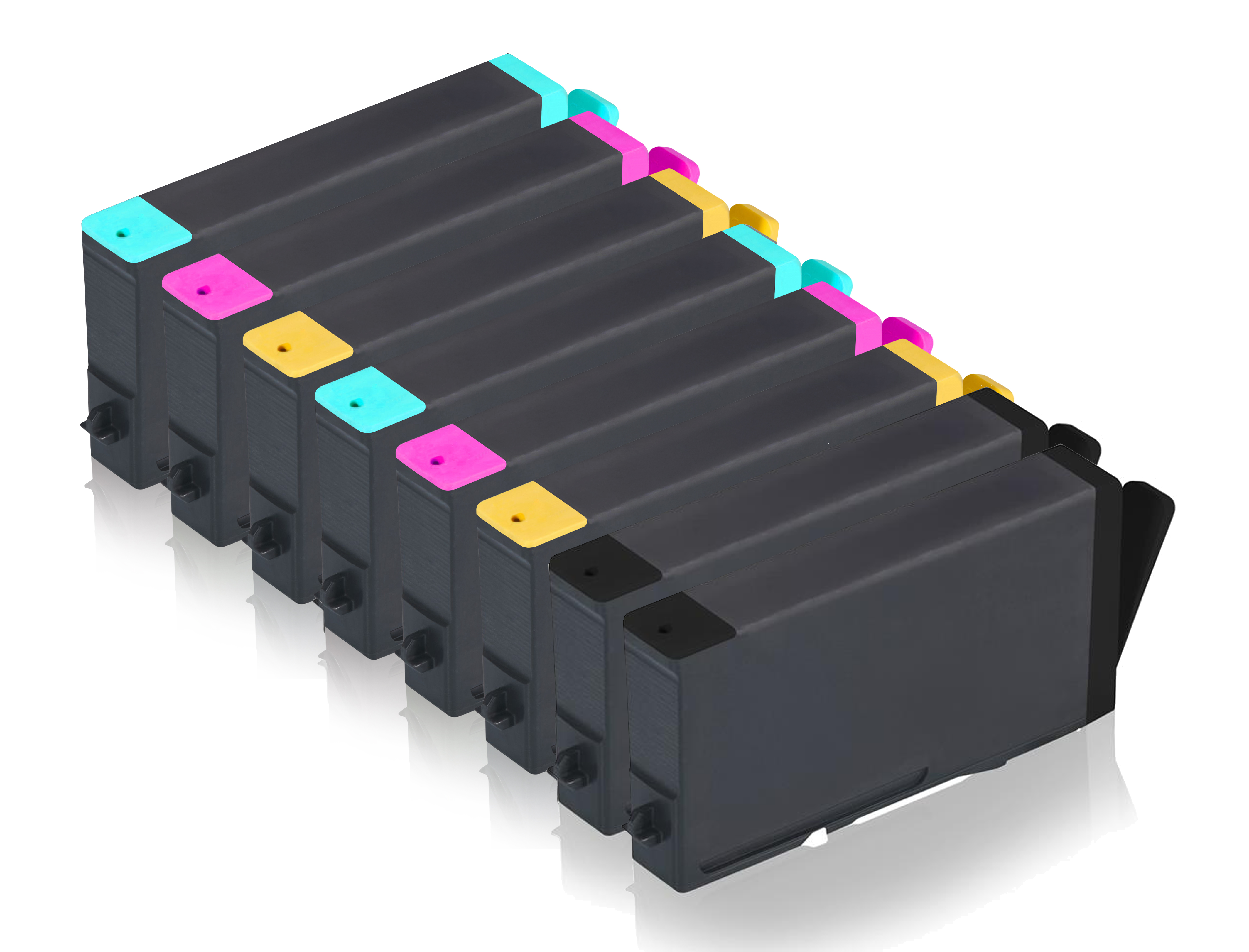 Multipack compatible avec HP CN684EE contient 2xM, 2xY, 2xC, 2xBK