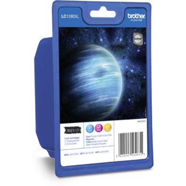 Original Brother LC1280XLRBWBPDR Cartouche d'encre multi pack
