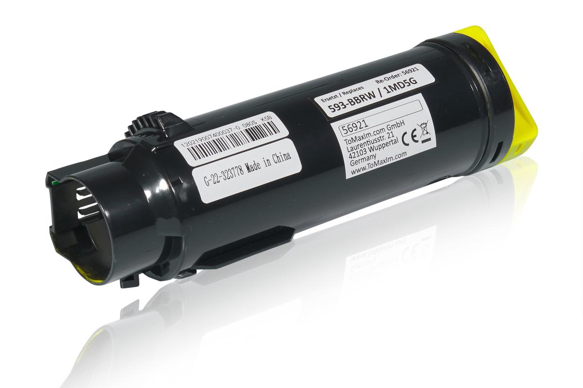 Alternative à Dell 593-BBRW / 1MD5G Cartouche toner, jaune