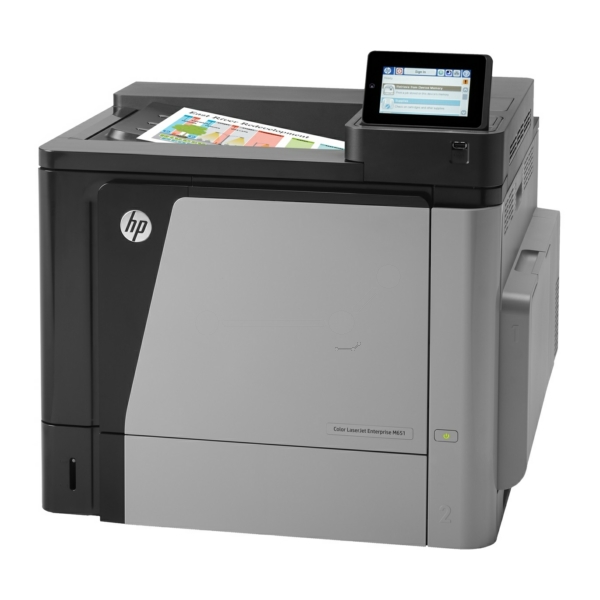 HP Color LaserJet Enterprise M 651 dn cartouches et toners au meilleur prix ✔️. Compatibles ou originaux ? Vous avez le choix ✔️. Comparez, commandez, économisez !