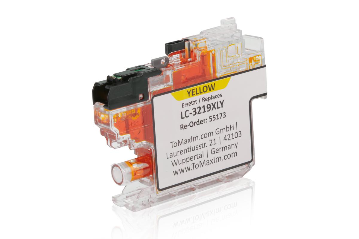 Cartouche compatible Brother LC-3219XLY - jaune - 1500 pages offrez-vous la qualité au meilleur prix ! | cartoucheclub.com