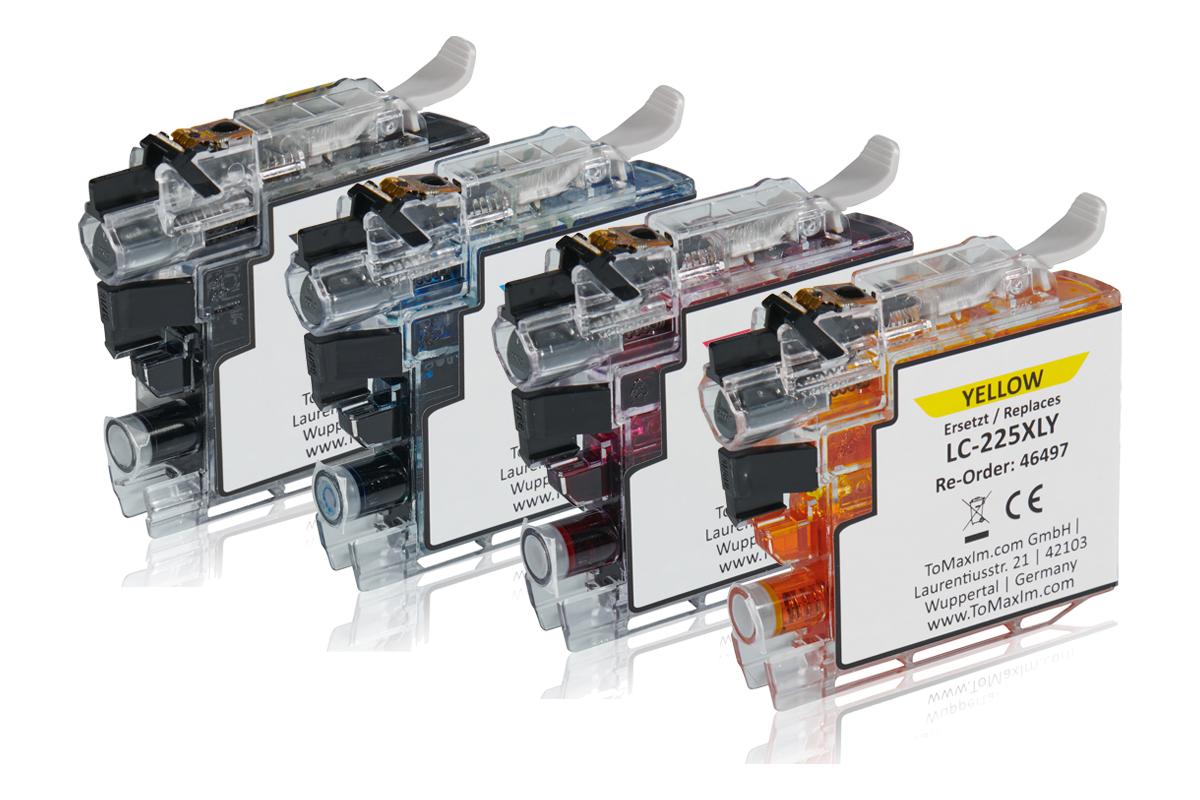 Multipack compatible avec Brother LC-227 XL VAL BP XXL contient 4x Cartouche d'encre