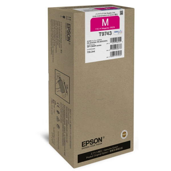 Original Epson C13T974300 / T9743 Cartouche d'encre magenta