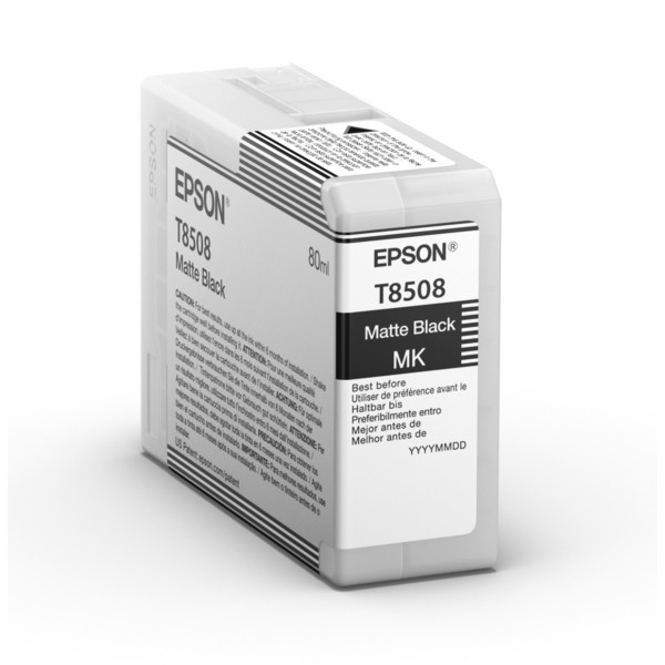 Original Epson C13T85080N / T8508 Cartouche d'encre noire mate