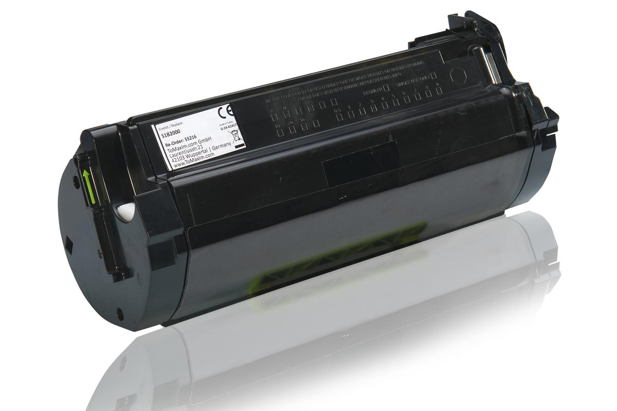 Alternative à Lexmark 51B2000 Cartouche toner, noir