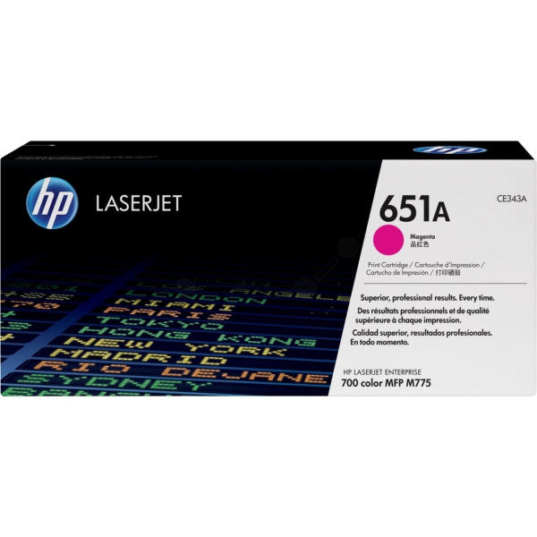 Original HP CE343AC / 651A Toner magenta