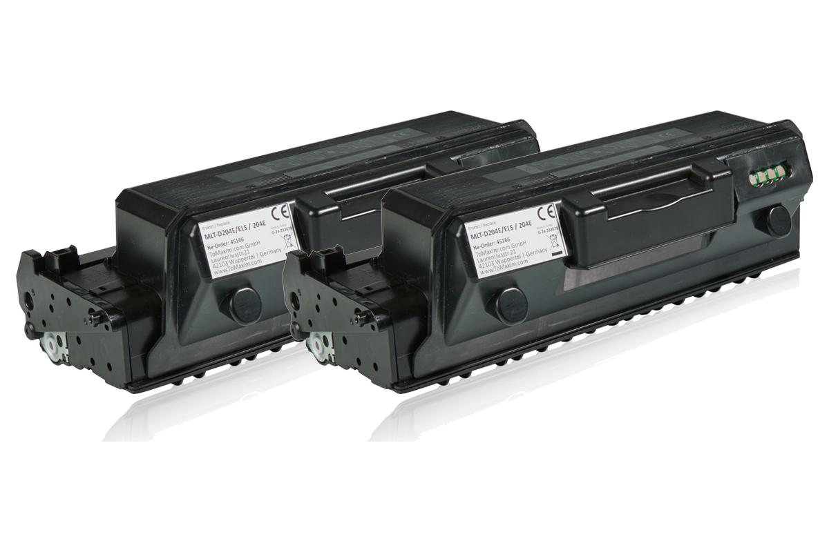 Set économique compatible avec Samsung / HP MLT-D 204E/ELS / 204E contient 2x Cartouche toner