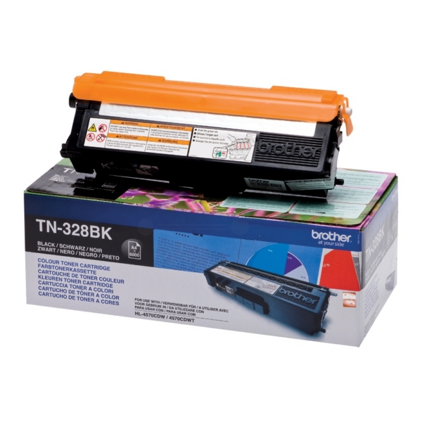 Original Brother TN328BK Toner noir