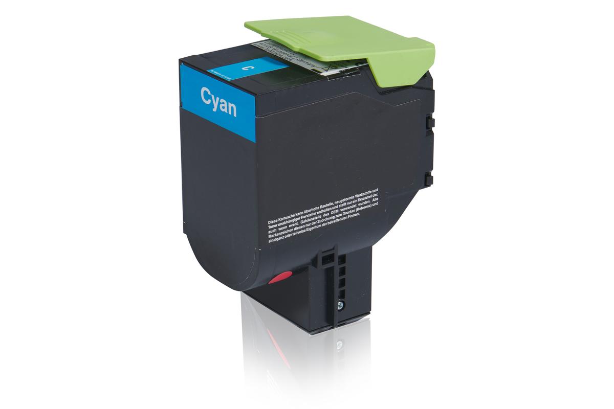 Alternative à Lexmark 70C20C0 / 702C Cartouche toner, cyan