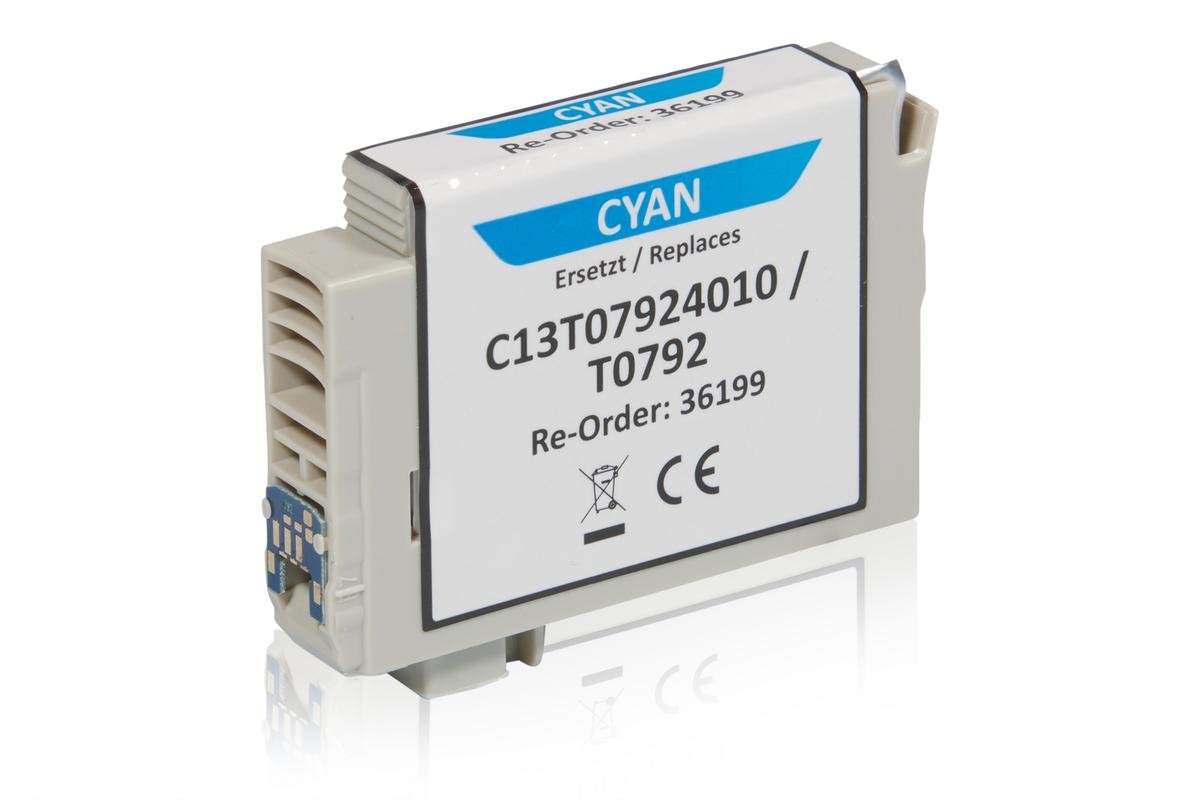 Alternative à Epson C13T07924010 / T0792 Cartouche d'encre, cyan