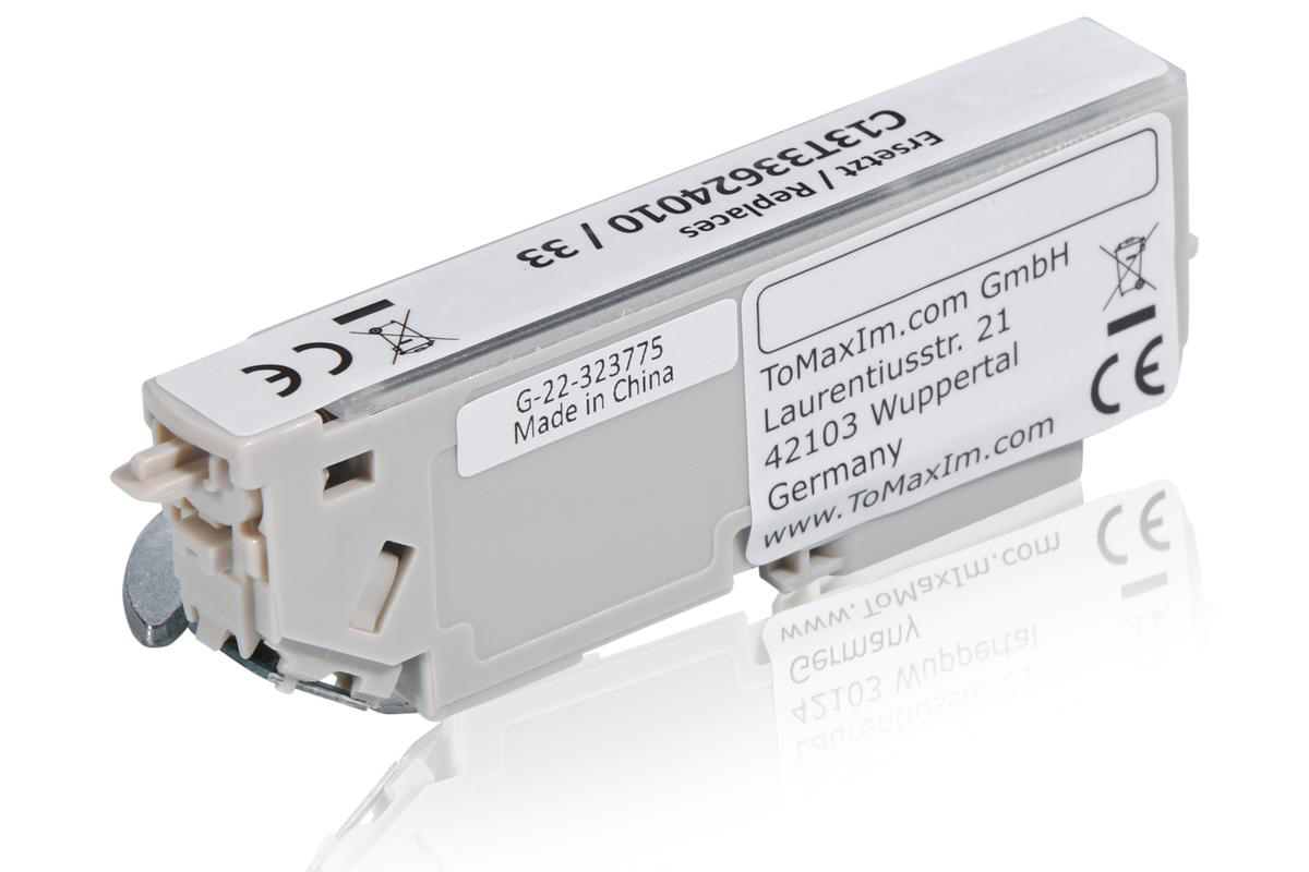 TonerPartenaire alternative à Epson C13T33424012 / 33 Cartouche d'encre cyan