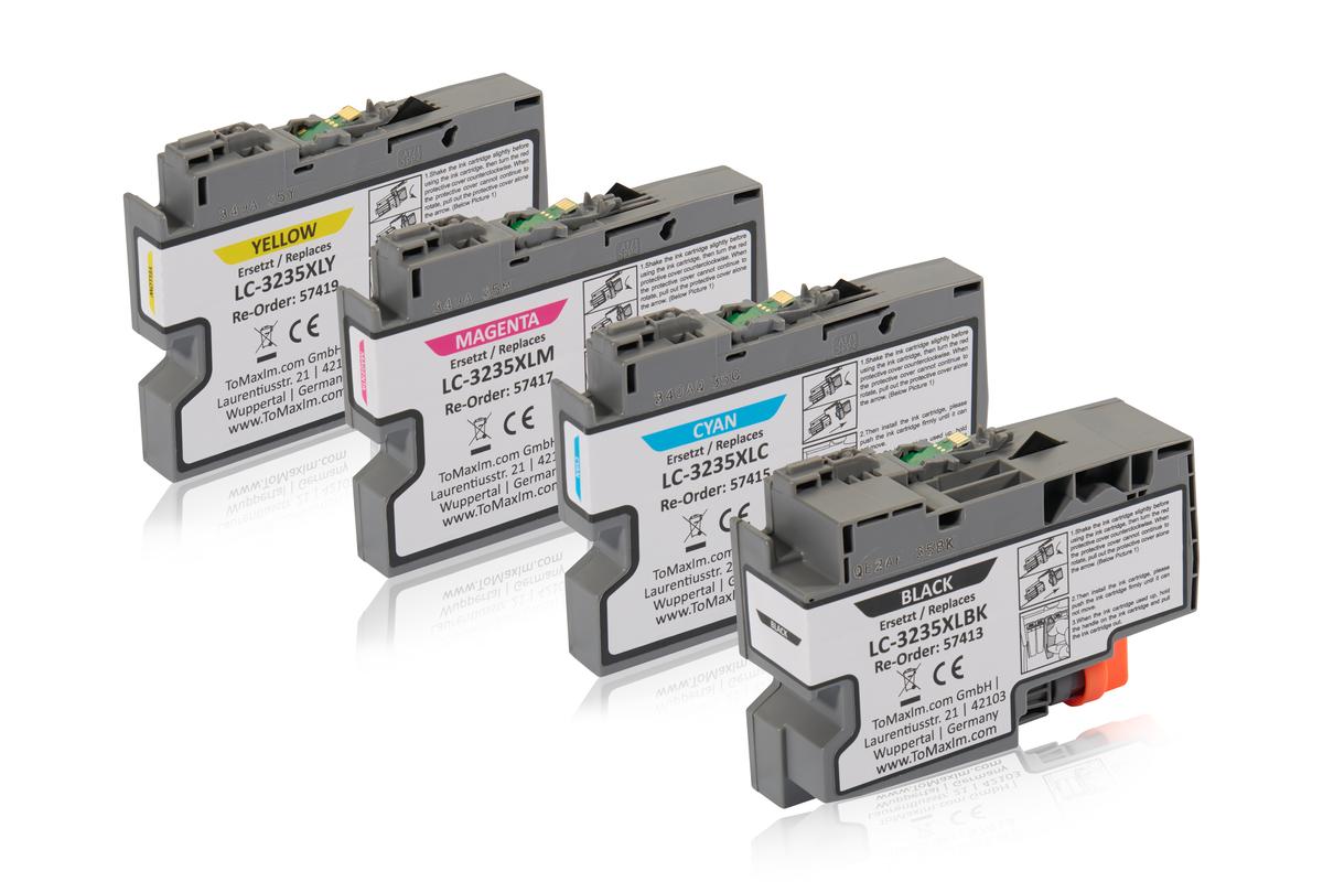 Multipack compatible avec Brother LC3235XL contient 4x Cartouche d'encre