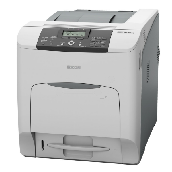 Ricoh Aficio SP C 430 dn cartouches et toners au meilleur prix ✔️. Compatibles ou originaux ? Vous avez le choix ✔️. Comparez, commandez, économisez !