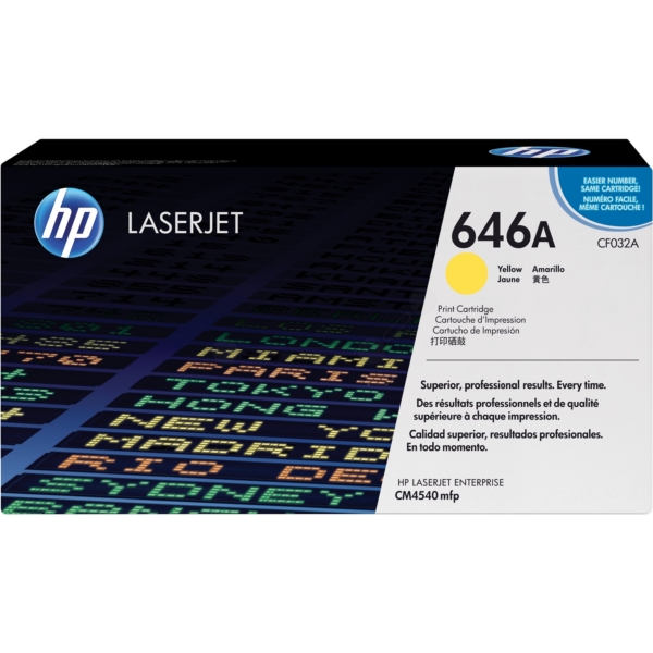 Original HP CF032A / 646A Toner jaune
