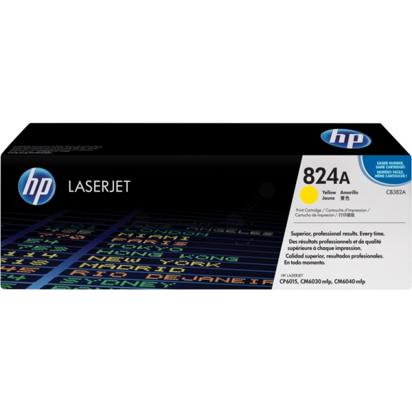 Original HP CB382A / 824A Toner jaune
