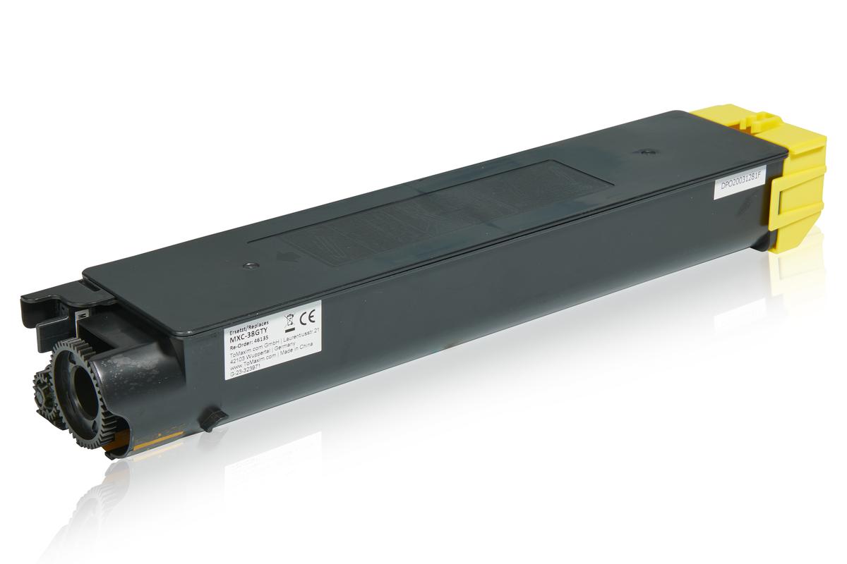 Alternative à Sharp MXC-38GTY Cartouche toner, jaune