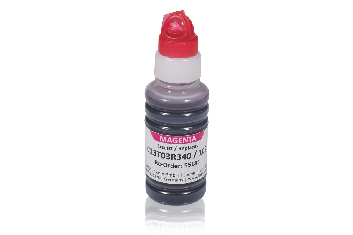 Alternative à Epson C13T03R340 / 102 Bouteille d'encre, magenta