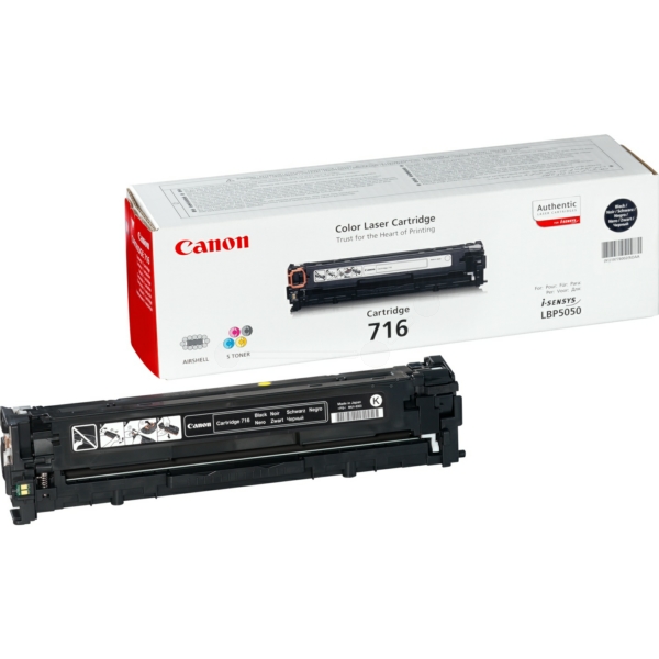 Original Canon 1980B002 / 716BK Toner noir
