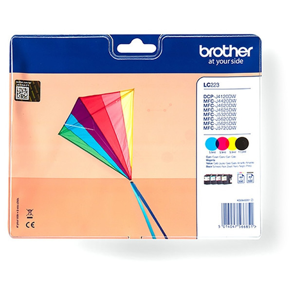 Original Brother LC223VALBP Cartouche d'encre multi pack