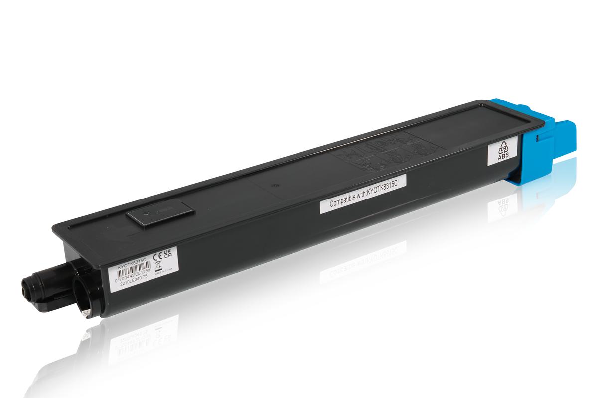 Alternative à Kyocera 1T02MVCNL0 / TK-8315C Cartouche toner, cyan