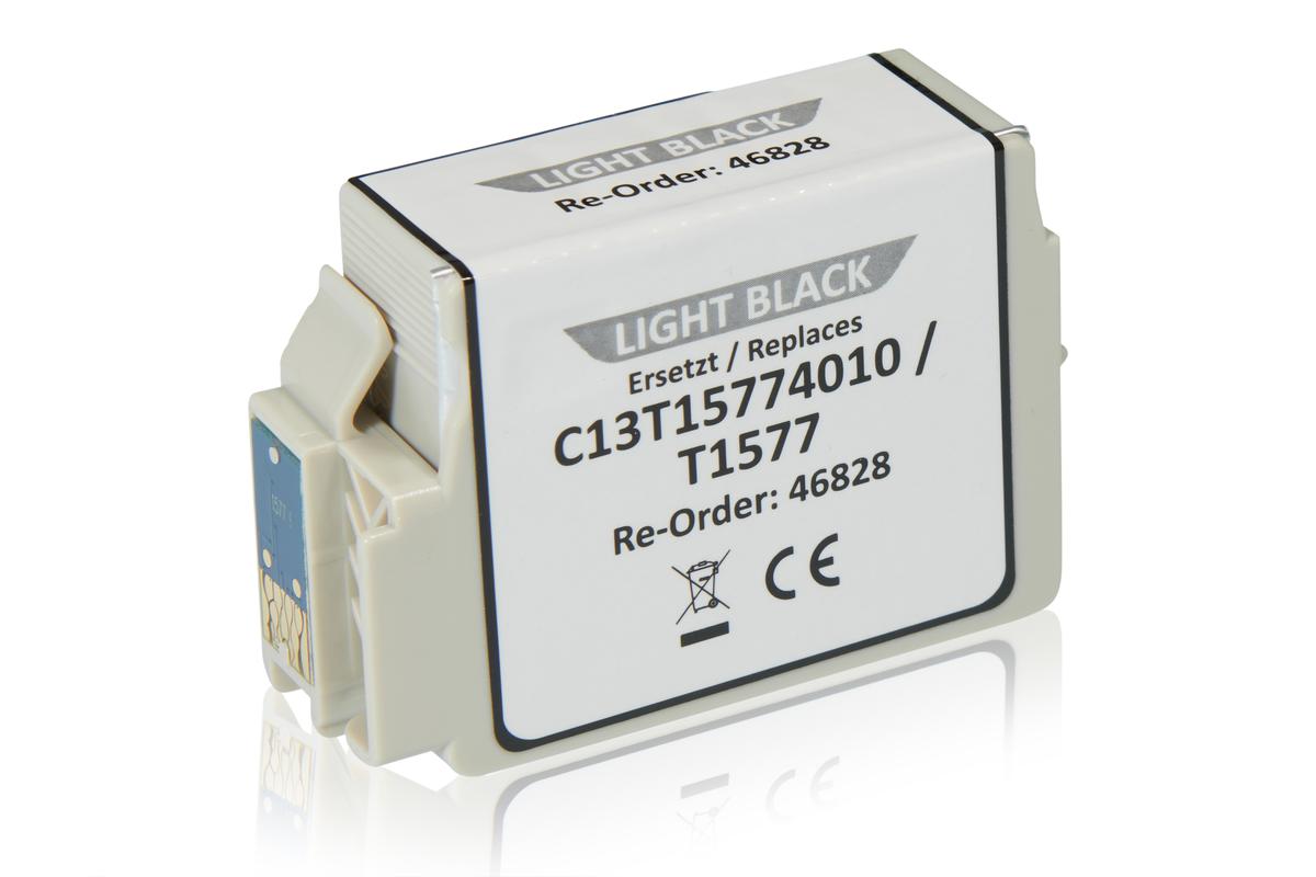 Cartouche compatible Epson C13T15774010 / T1577 -  noir offrez-vous la qualité au meilleur prix ! | cartoucheclub.com