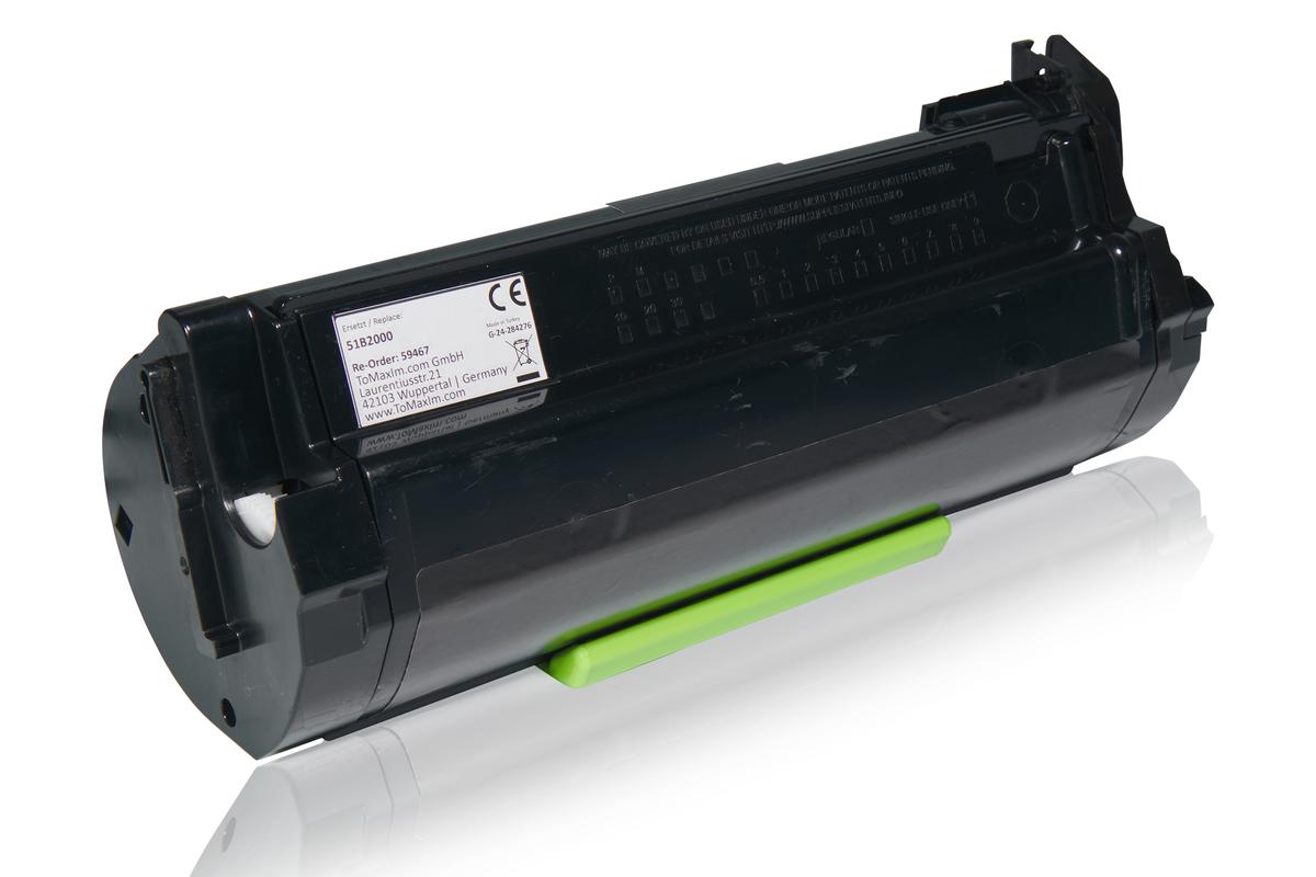 Alternative à Lexmark 51B2000 XL Cartouche toner, noir