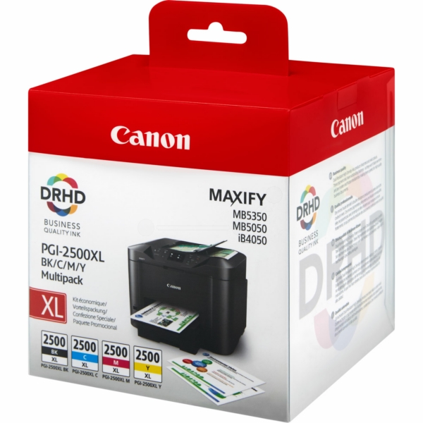 Original Canon 9254B004 / PGI2500XLBKCMY Cartouche d'encre multi pack