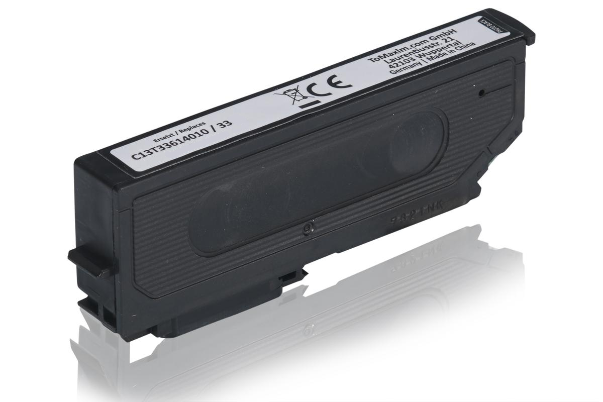 TonerPartenaire alternative à Epson C13T33414012 / 33 Cartouche d'encre foto noir