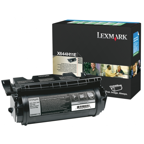 Original Lexmark X644H11E Toner noir