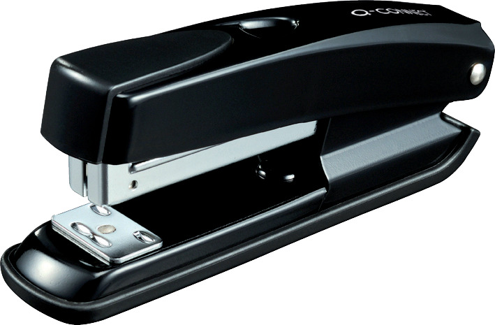 Q-CONNECT Agrafeuse en métal, noir