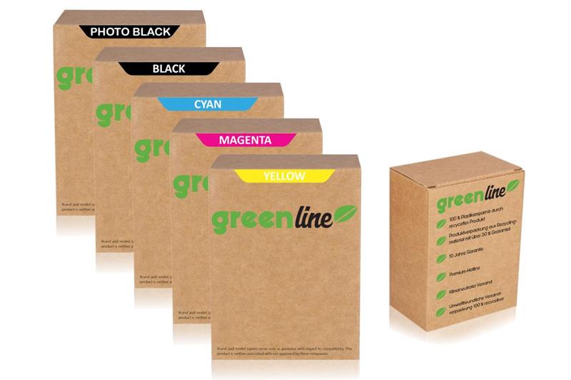 greenline multipack compatible avec Epson C13T 33514010 / 33XL contient 5x Cartouche d'encre