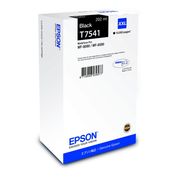 Original Epson C13T75414N / T7541 Cartouche d'encre noire