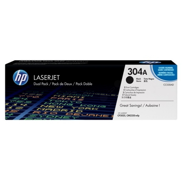 Original HP CC530AD / 304A Toner noir