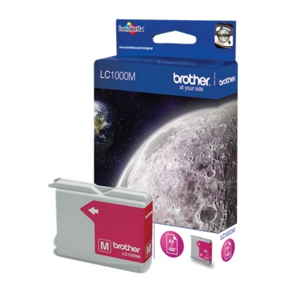 Original Brother LC1000M Cartouche d'encre magenta
