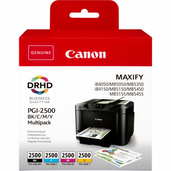 Original Canon 9290B006 / PGI2500BKCMY Cartouche d'encre multi pack