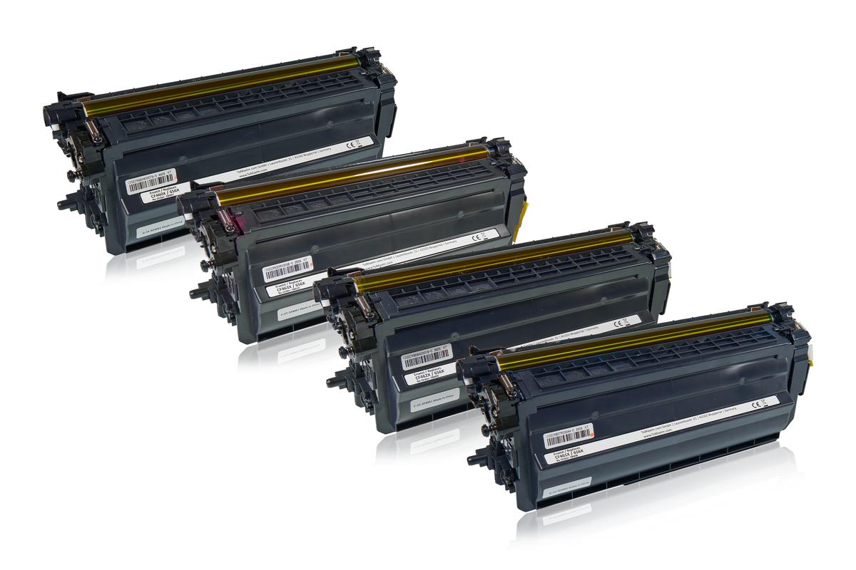 Multipack compatible avec HP CF460X / 656X contient 4x Cartouche toner