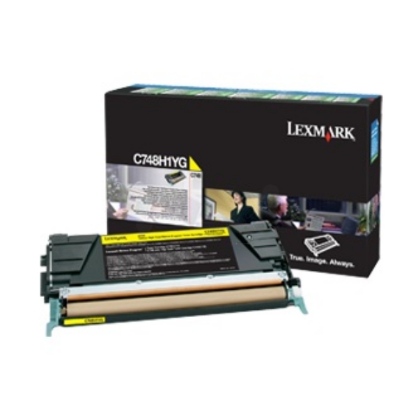 Original Lexmark C748H3YG Toner jaune