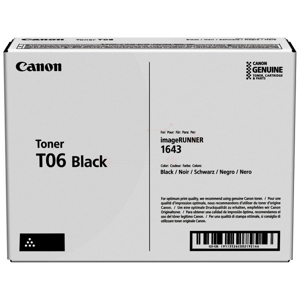 Original Canon 3526C002 / T06 Toner noir