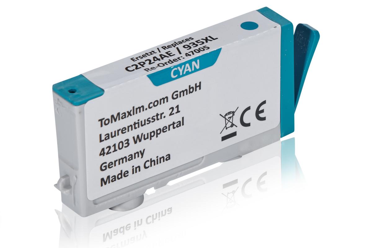 Alternative à HP C2P24AE / 935XL Cartouche d'encre, cyan
