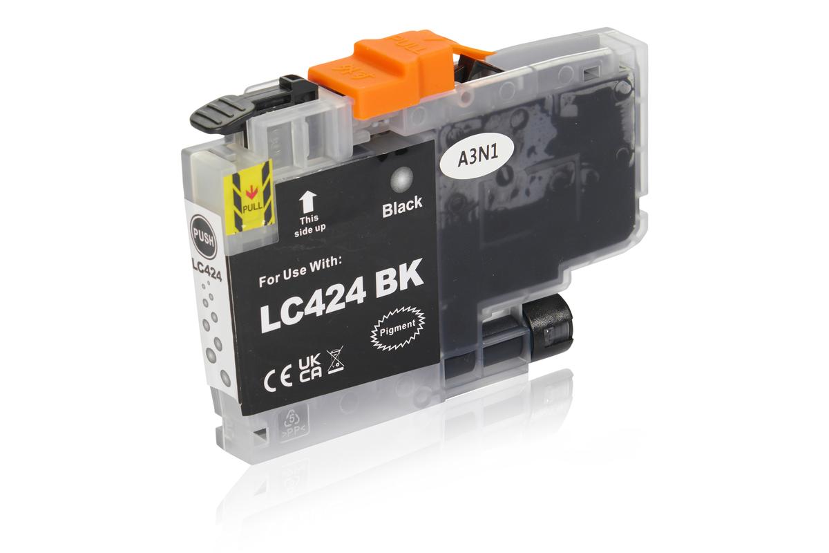 Alternative à Brother LC-424BK Cartouche d'encre, noir