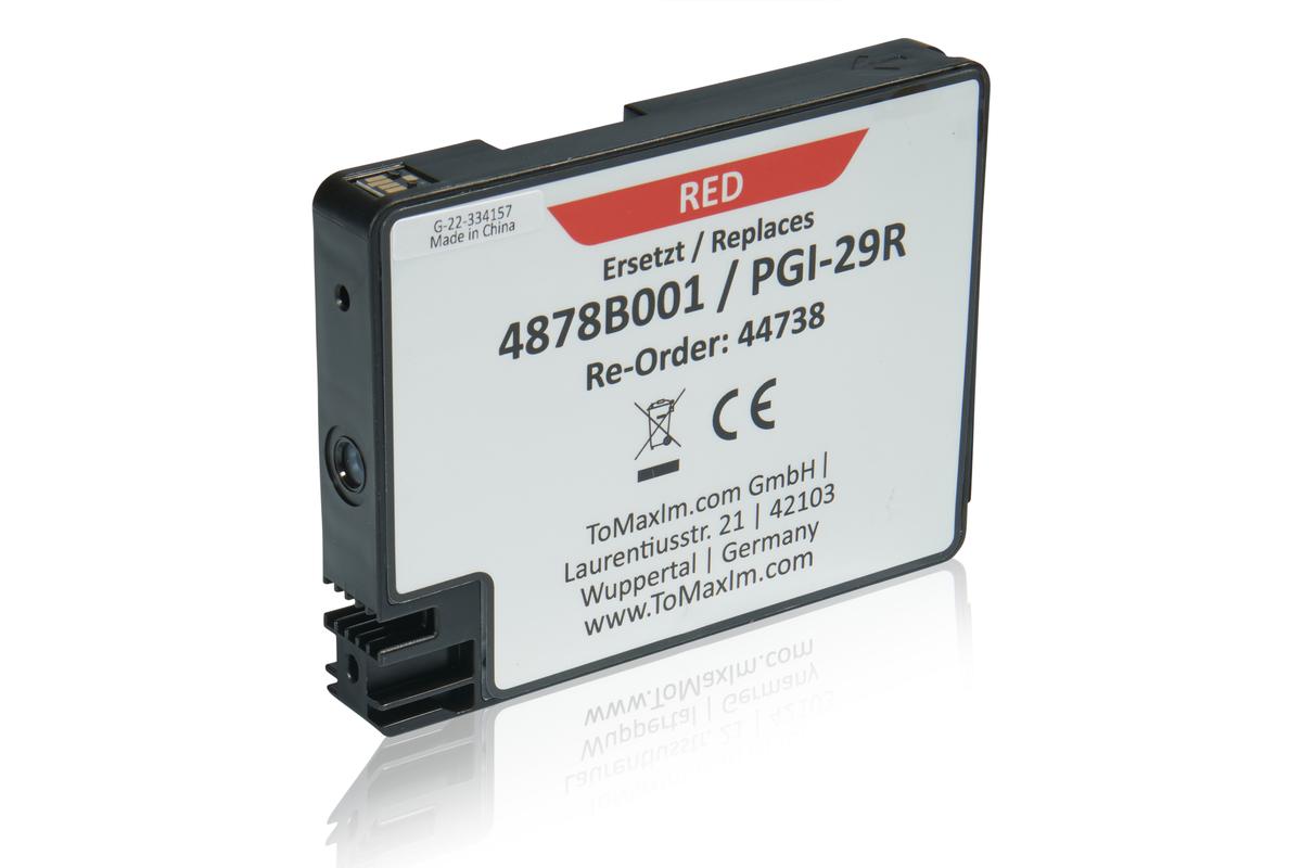 Alternative à Canon 4878B001 / PGI-29R Cartouche d'encre, rouge