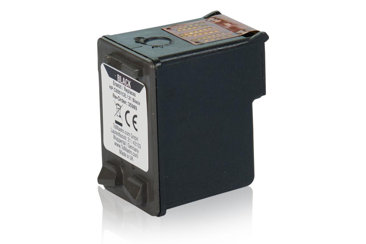 Alternative à HP C9351AE / 21 Cartouche à tête d'impression, noir
