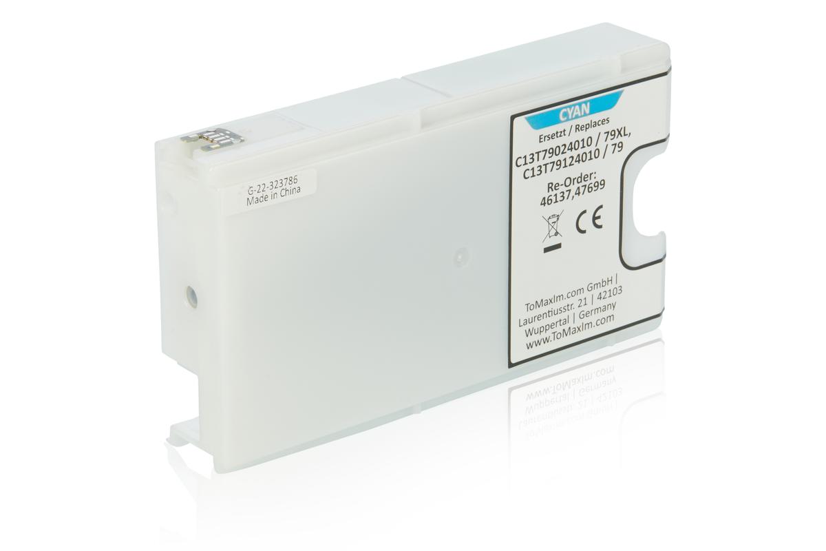 Alternative à Epson C13T79024010 / 79XL Cartouche d'encre, cyan